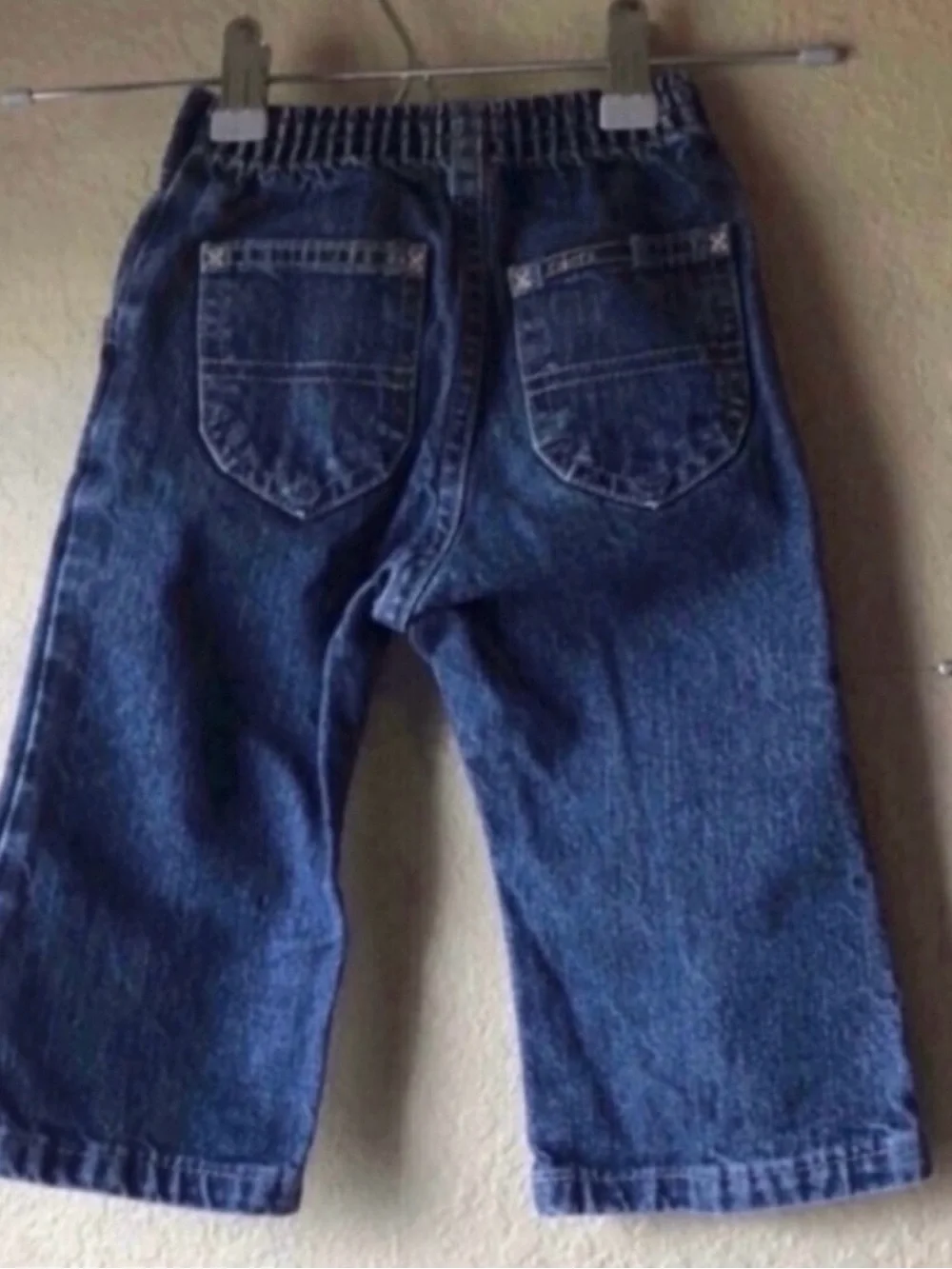 Riders Jeans Girls Y2K Embroidered Casual Denim Blue Jeans Baby Girls 18 Months